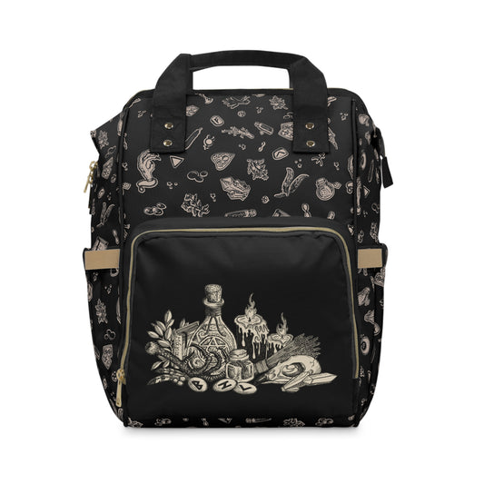Witchy "Spells & Potions" Multifunctional Diaper Backpack