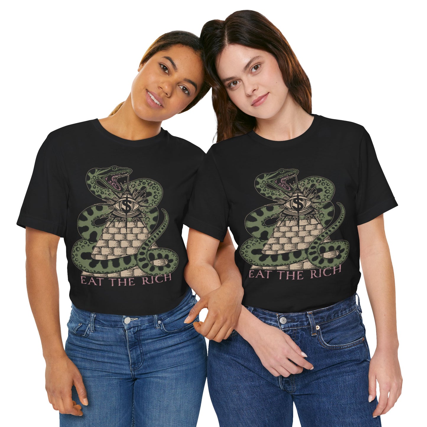 Eat the Rich Unisex T-Shirt - Black