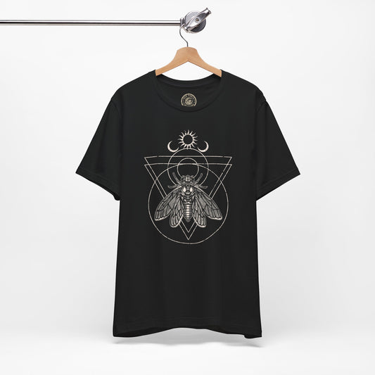 Witchy Occult Cicada Unisex T-shirt - Black