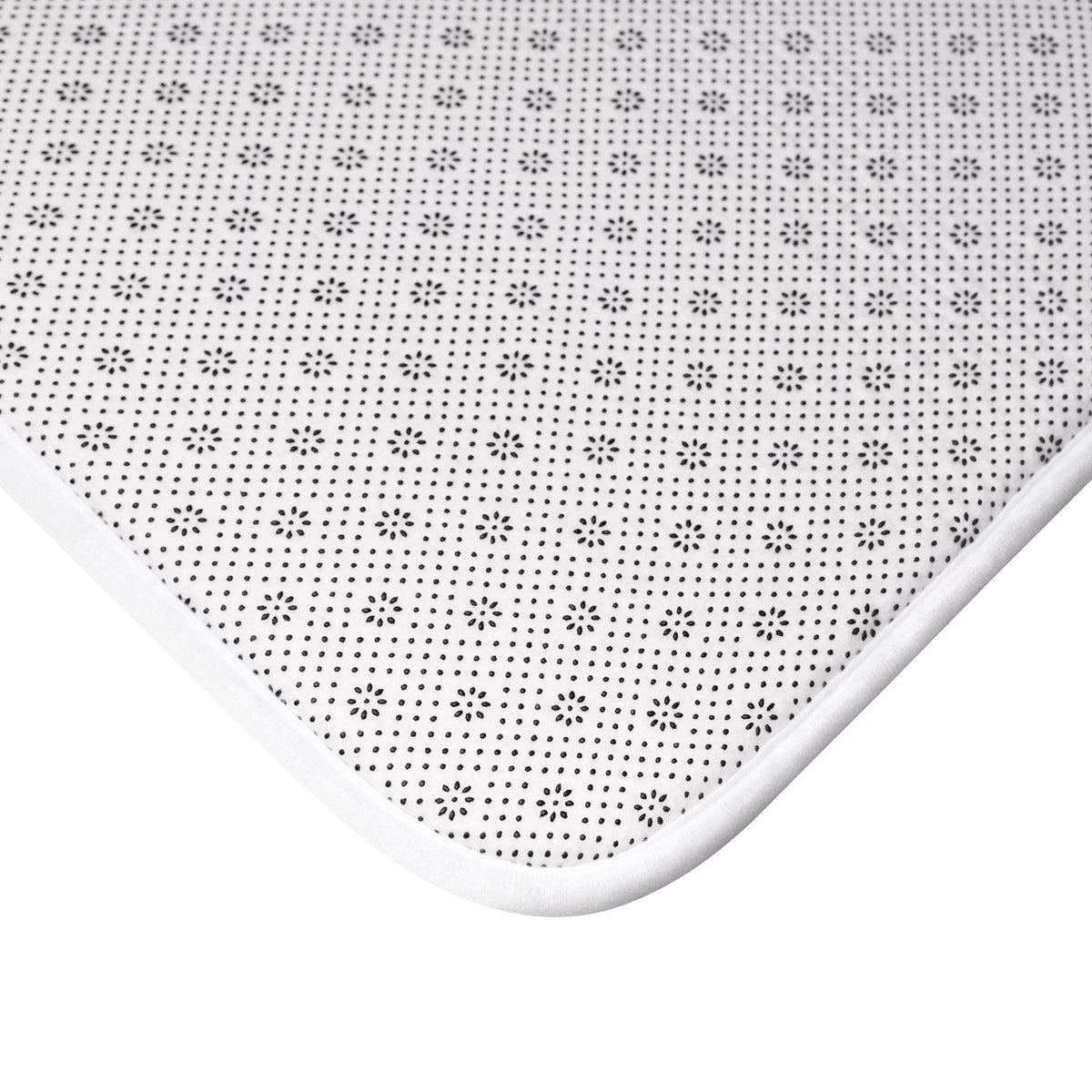 Minimalist Fall Watercolor Skull Bath Mat - Red Finch Creations