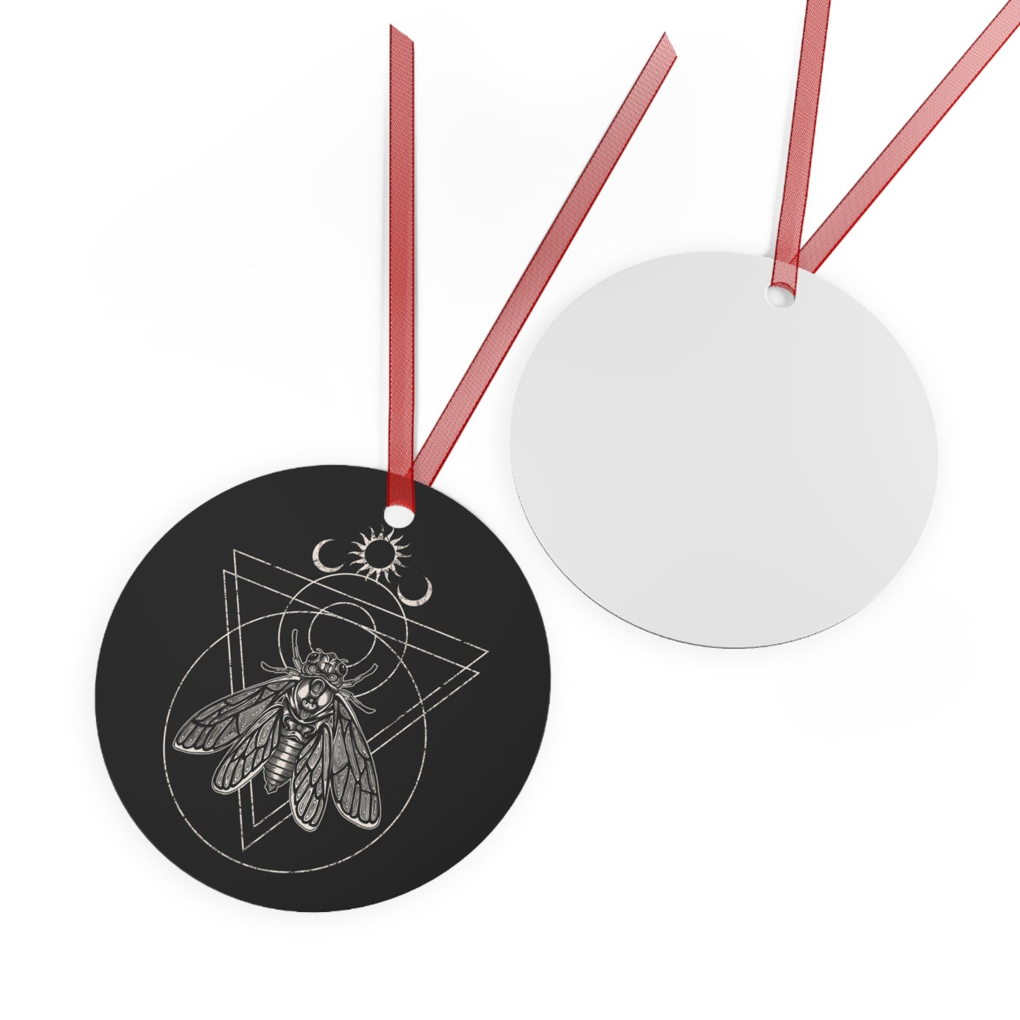 Occult Cicada Aluminum Ornament