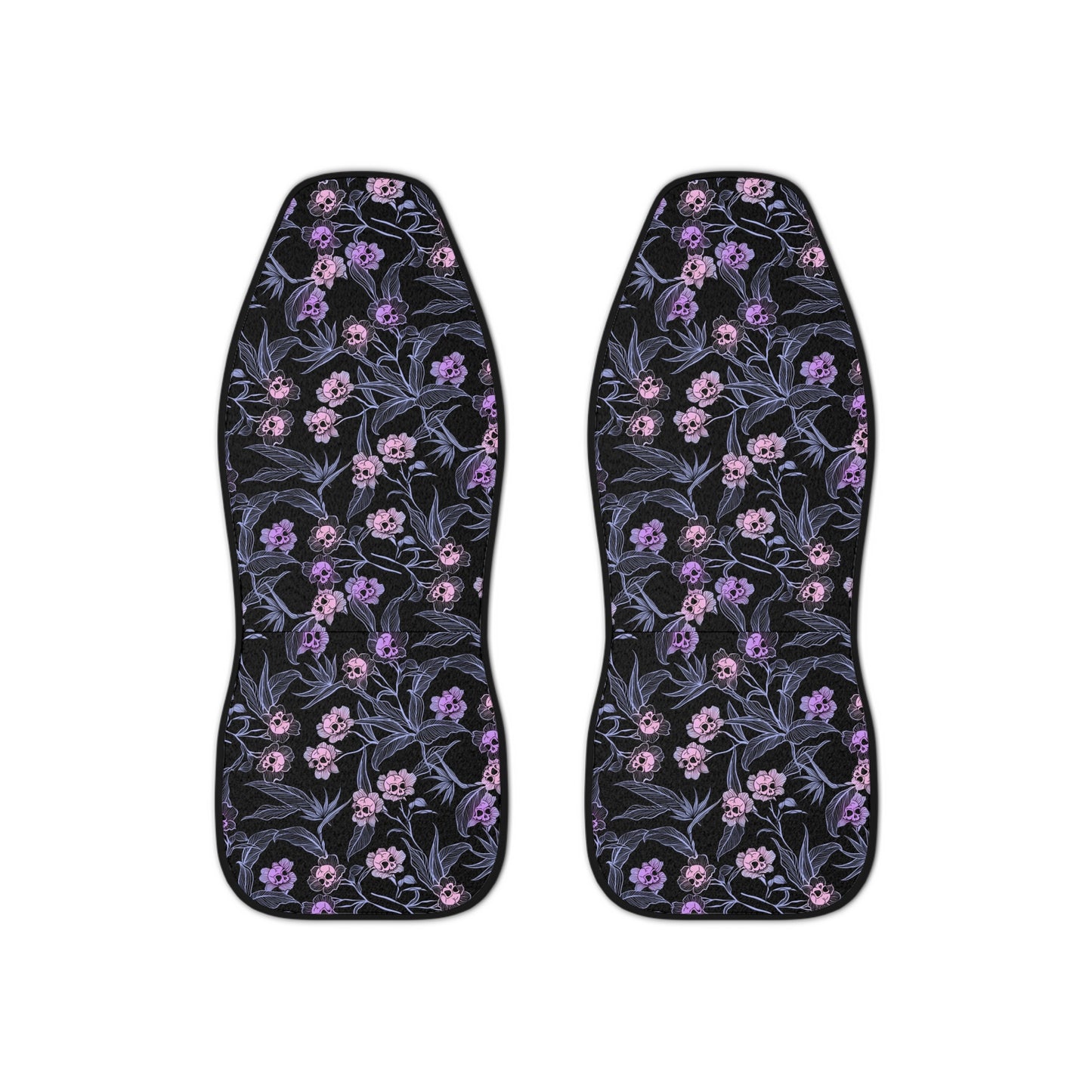 Pastel Goth Car Seat Covers - Pink + Black - Red Finch Creations