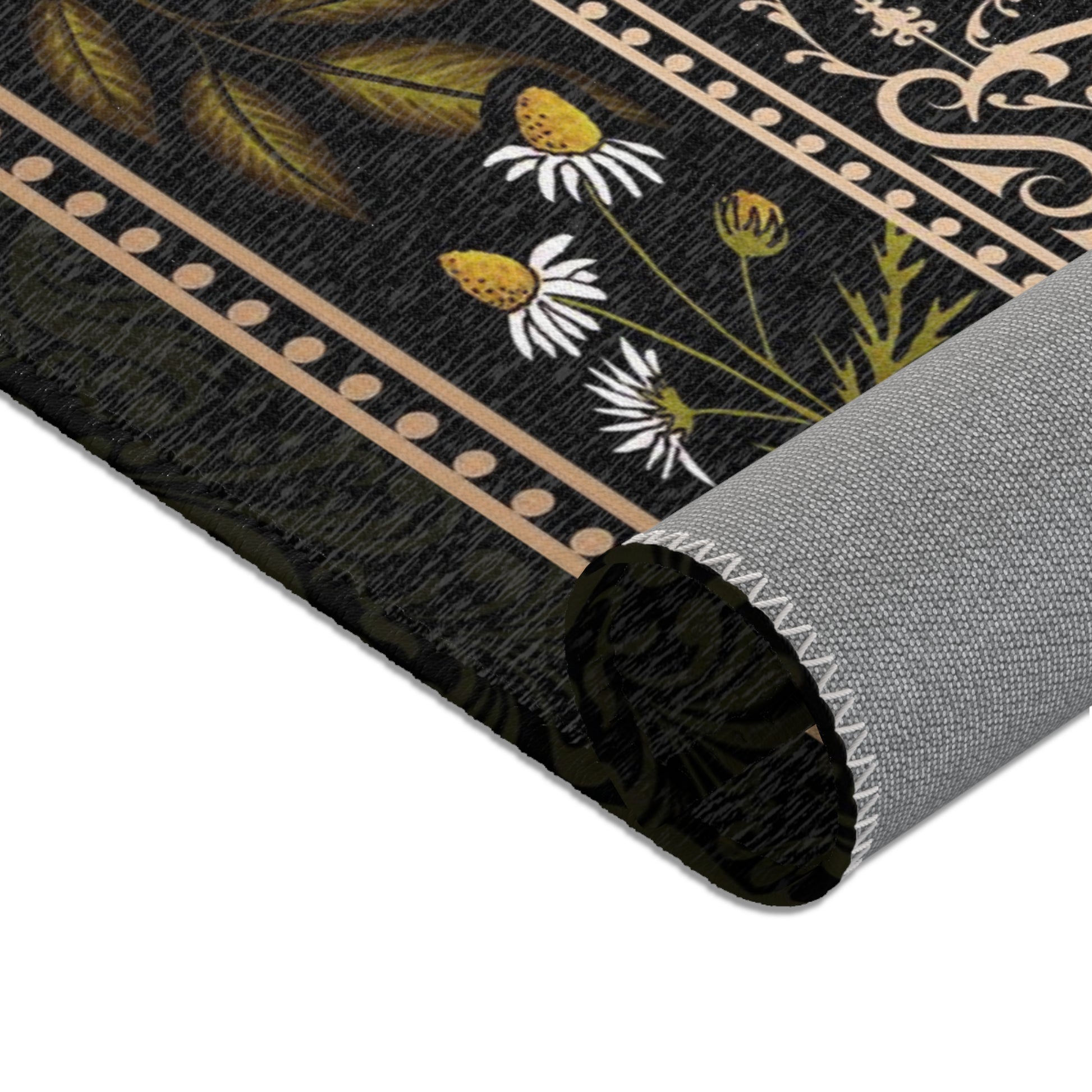 Dark Cottagecore Indoor/Outdoor Rug - Red Finch Creations