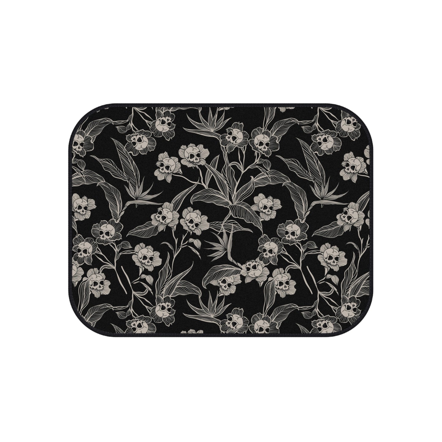 Gothic Floral Car Floor Mats - Red Finch Creations