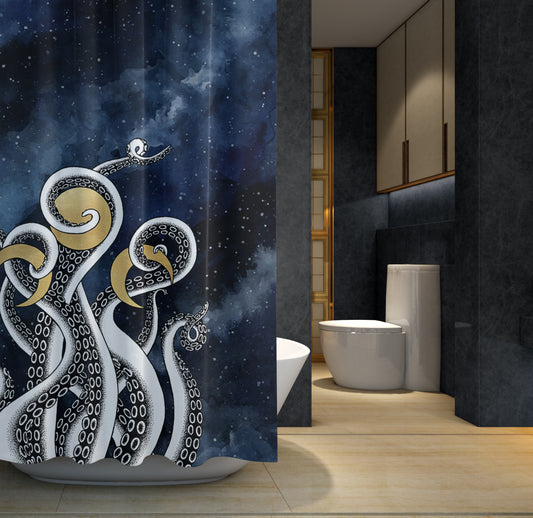 Celestial Sea Witch Shower Curtain