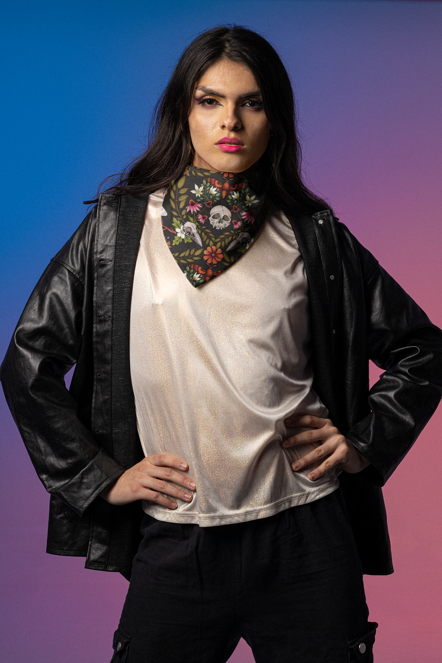 The Dark & Enchanted Forest Bandana - Red Finch Creations