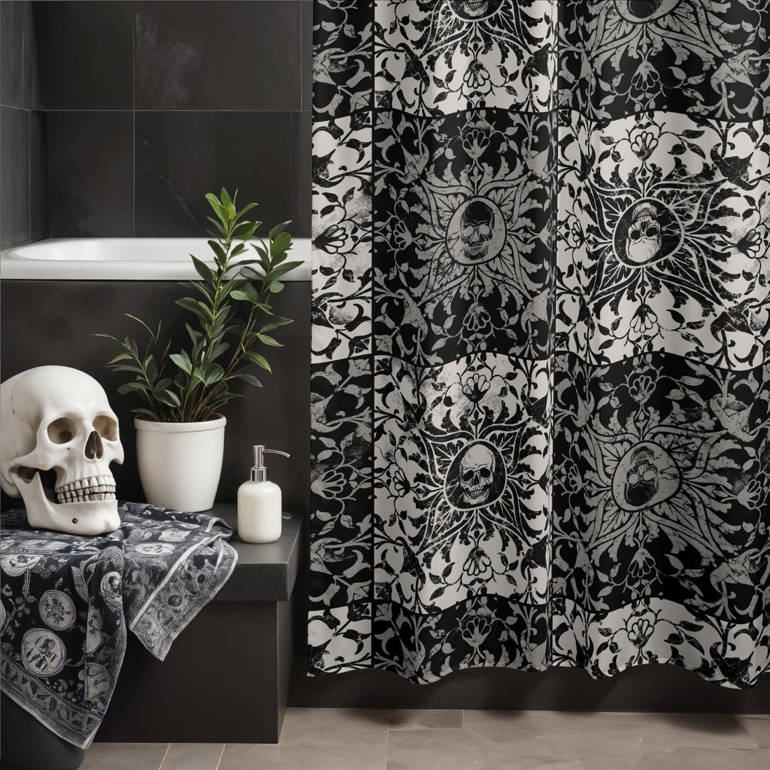 How to Give Your Bathroom a Gothic Makeover