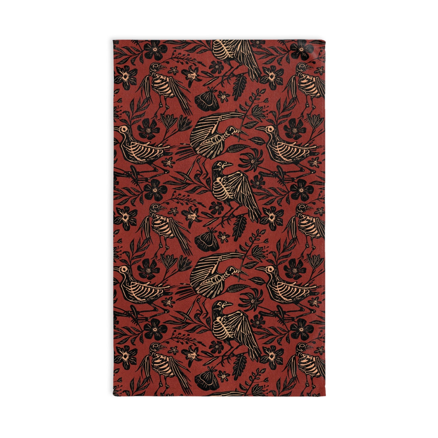 Fall Skeleton Hand Towel - 16x28"