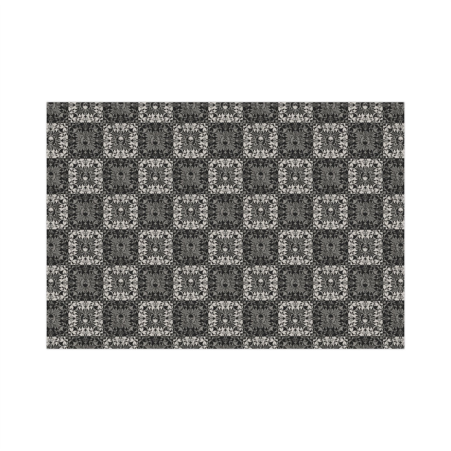 Gothic Checkered Wrapping Paper