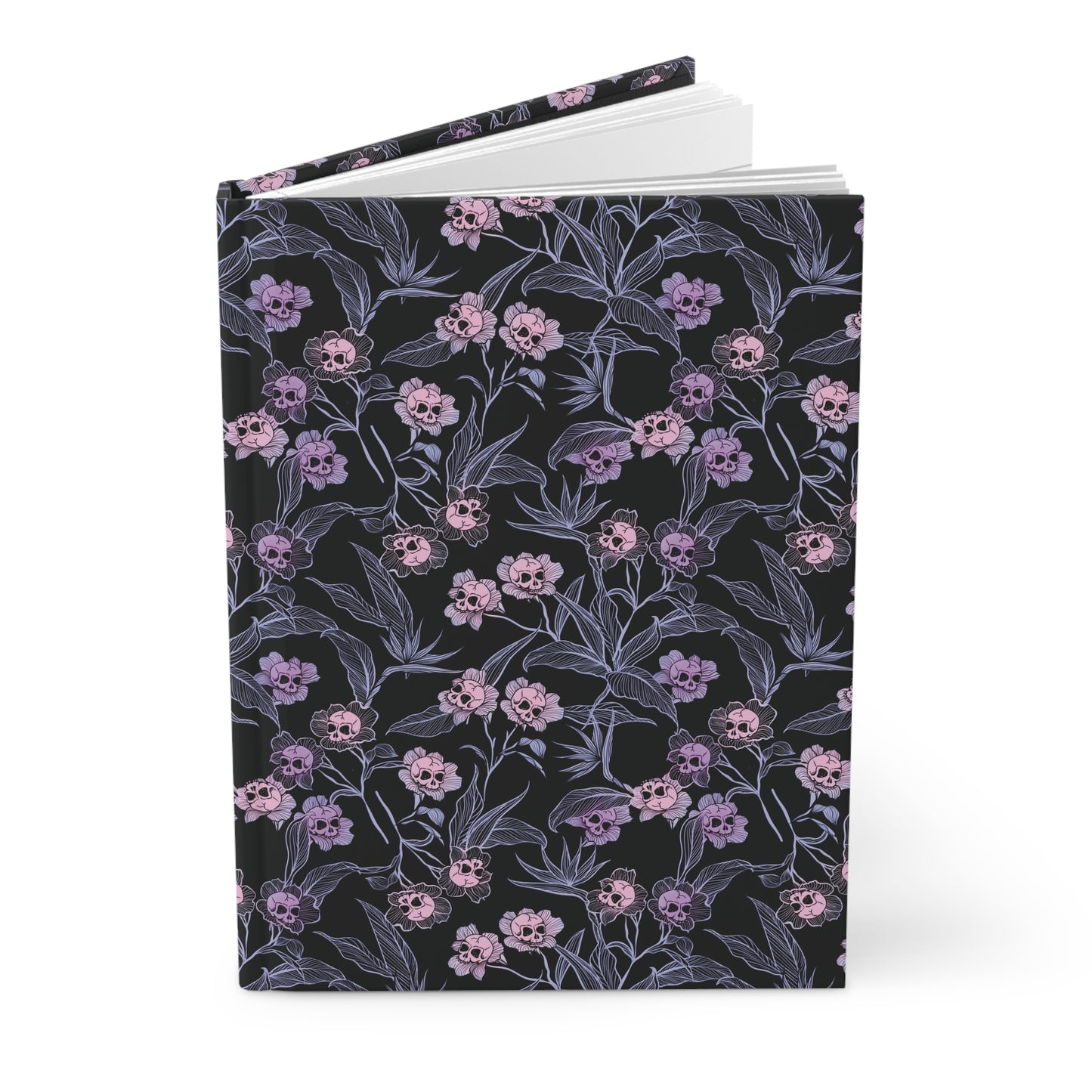 Pastel Goth Floral Hardcover Journal - Red Finch Creations