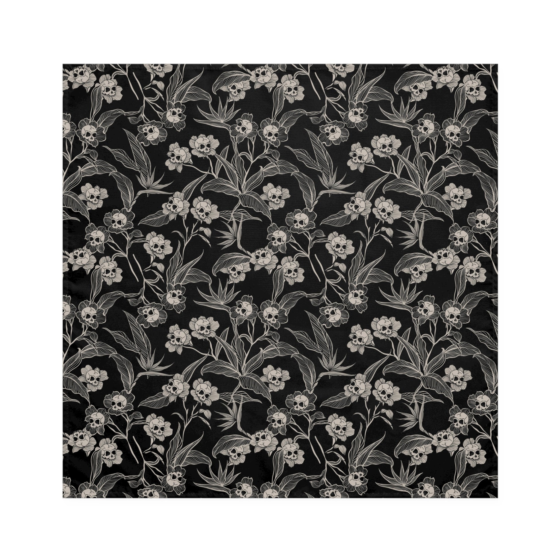 Gothic Floral Cloth Napkins - 4pc - Red Finch Creations