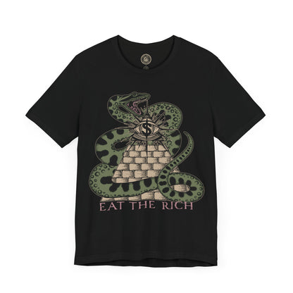 Eat the Rich Unisex T-Shirt - Black