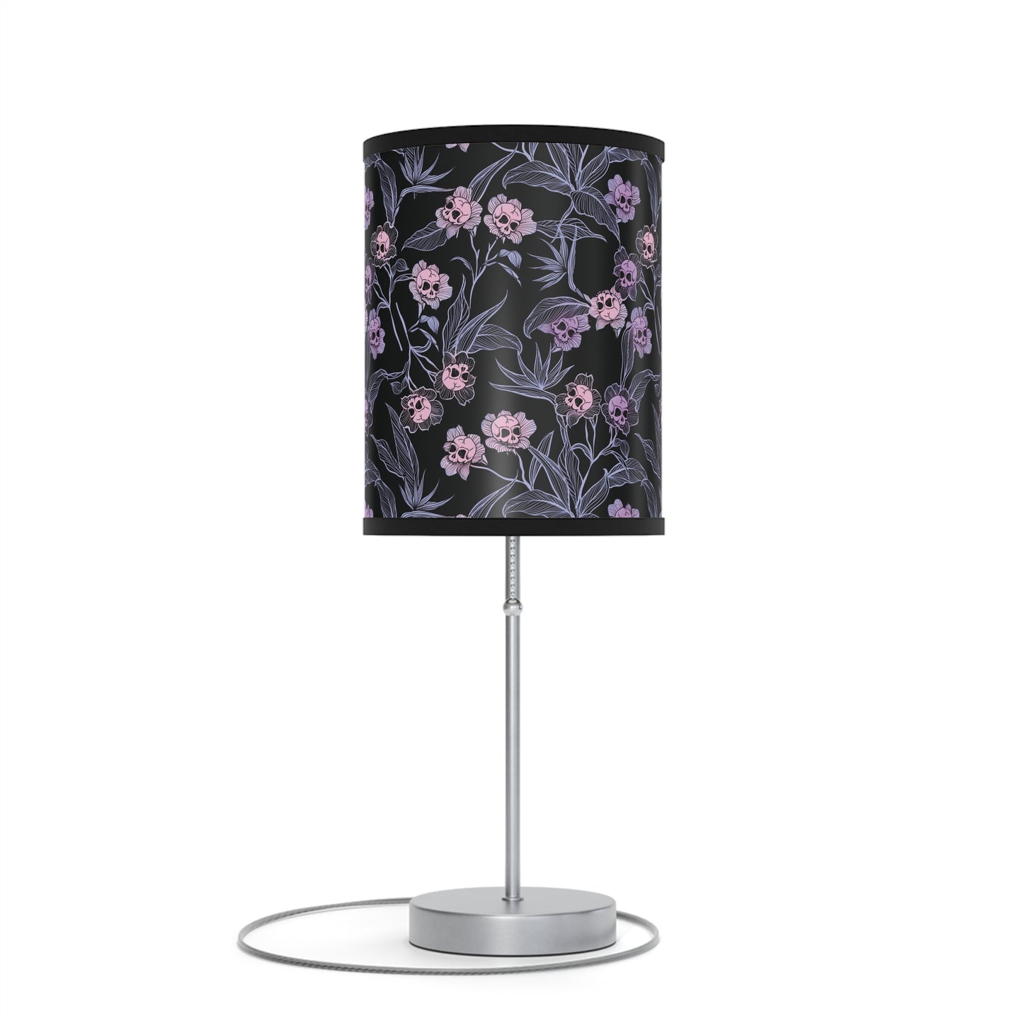 Pastel Goth Floral Stand Lamp, US|CA plug - Red Finch Creations