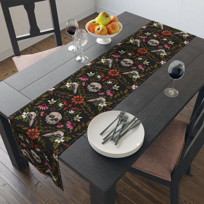 The Dark Enchanted Forest Table Runner (Cotton, Poly) - Red Finch Creations