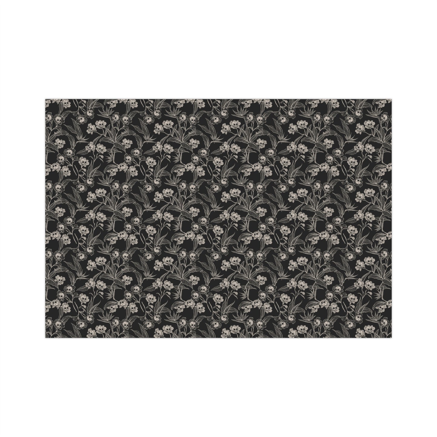 Gothic Floral Wrapping Paper