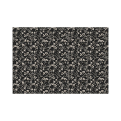 Gothic Floral Wrapping Paper