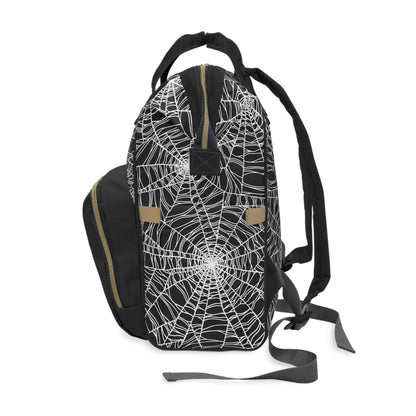 Halloween Baby Bat Multifunctional Diaper Backpack - Red Finch Creations