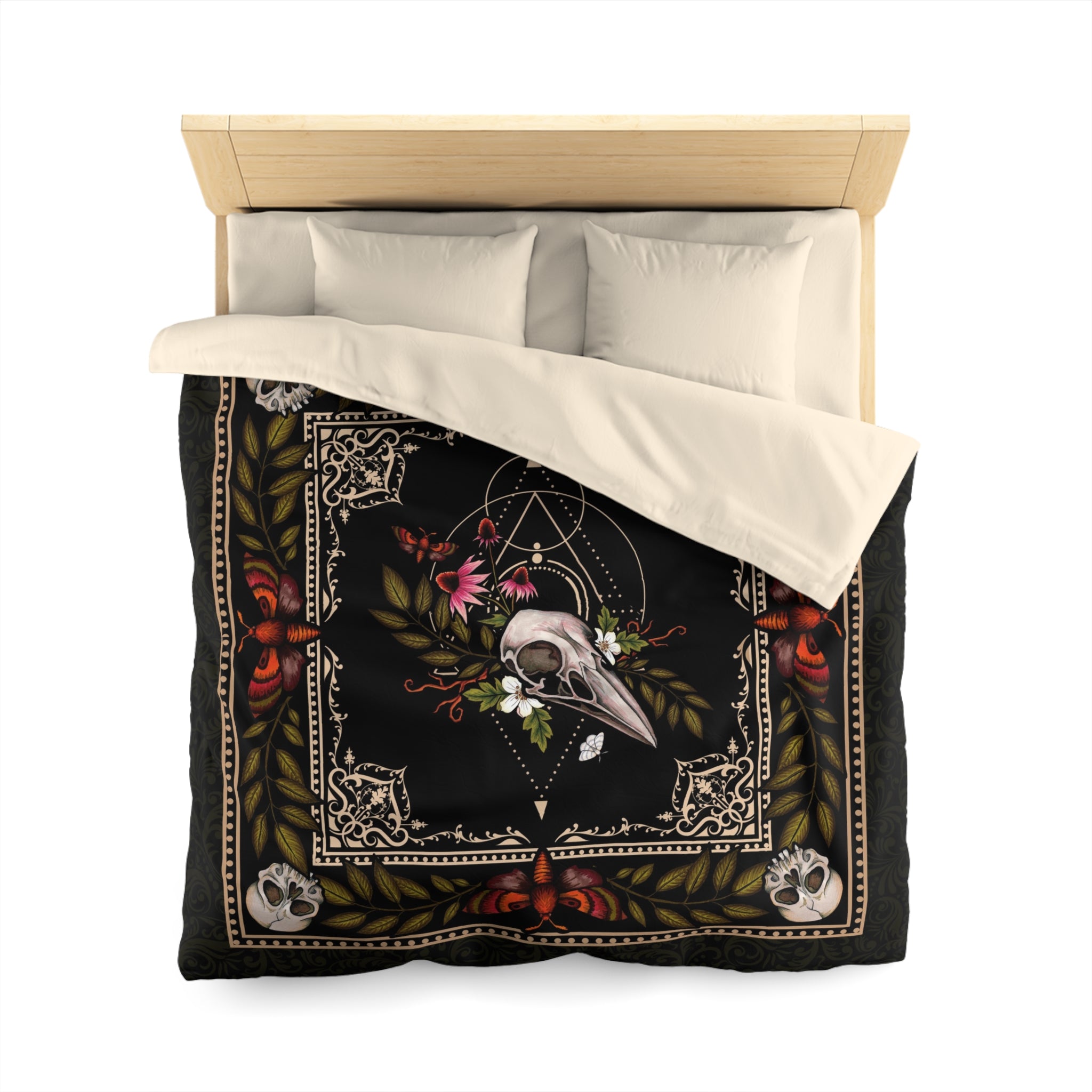 Baroque Cottagecore Microfiber Duvet Cover – Red Finch Creations