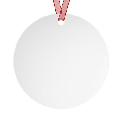 Yule Wreath Metal Ornaments