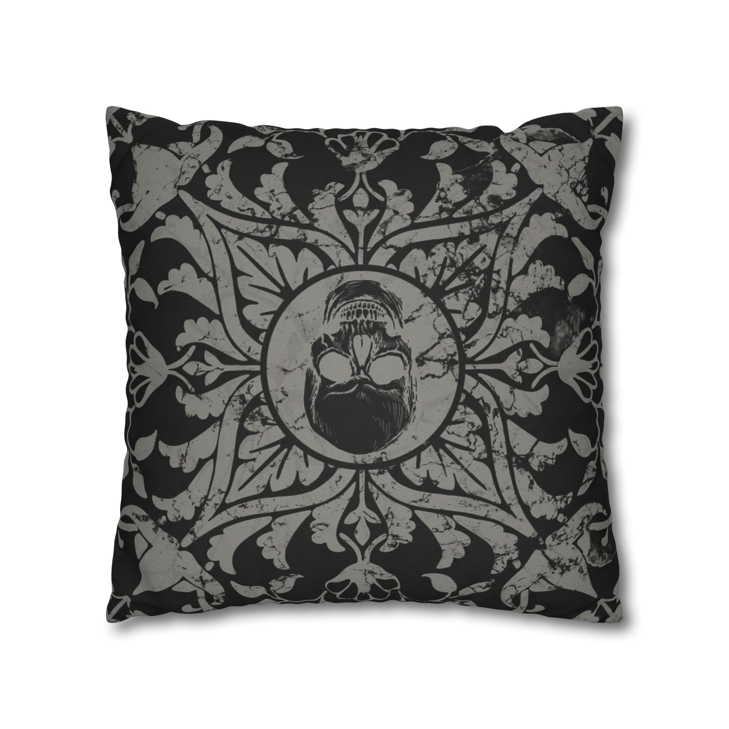 Gothic Skull Tile Reversible Square Pillowcase - Red Finch Creations