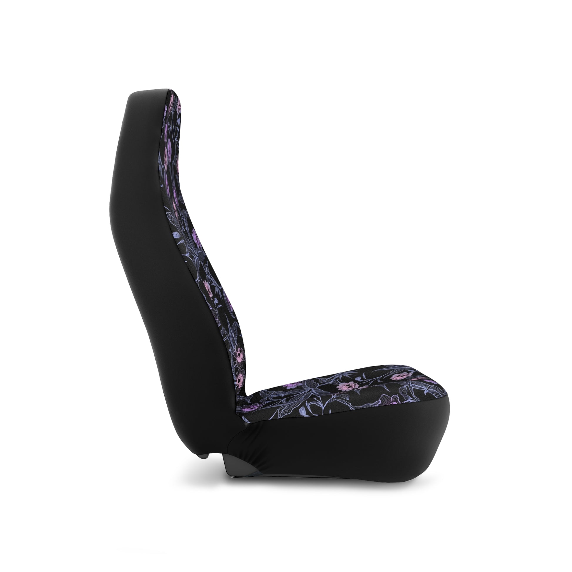 Pastel Goth Car Seat Covers - Pink + Black - Red Finch Creations