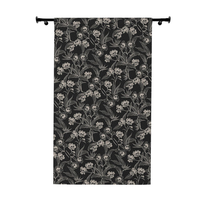 Gothic Floral Window Curtain (1 Piece) - Red Finch Creations