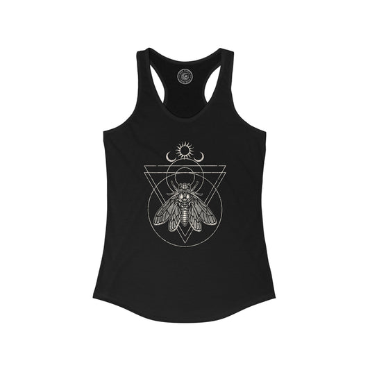 Occult Cicada Racerback Tank-top - Red Finch Creations