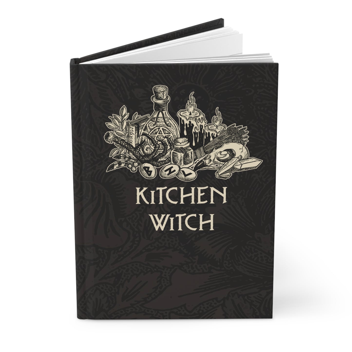 Kitchen Witch Recipe Book or Dream Journal - Red Finch Creations