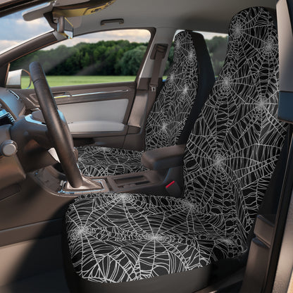 Spider Web Car Seat Covers - Red Finch Creations