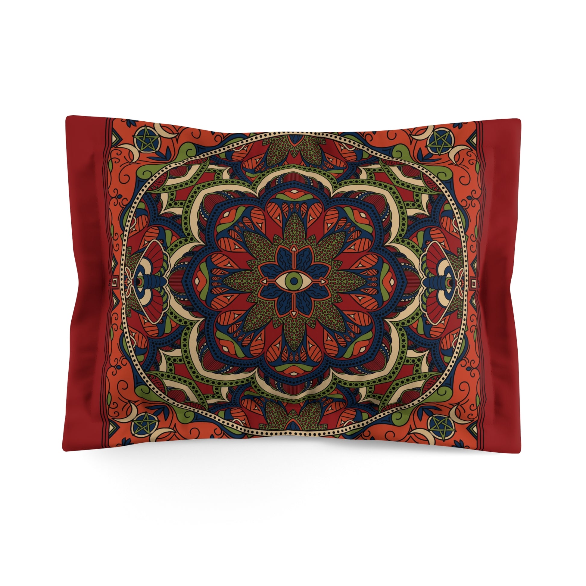 Witchy Mandala Microfiber Pillow Sham - 1pc - Red Finch Creations