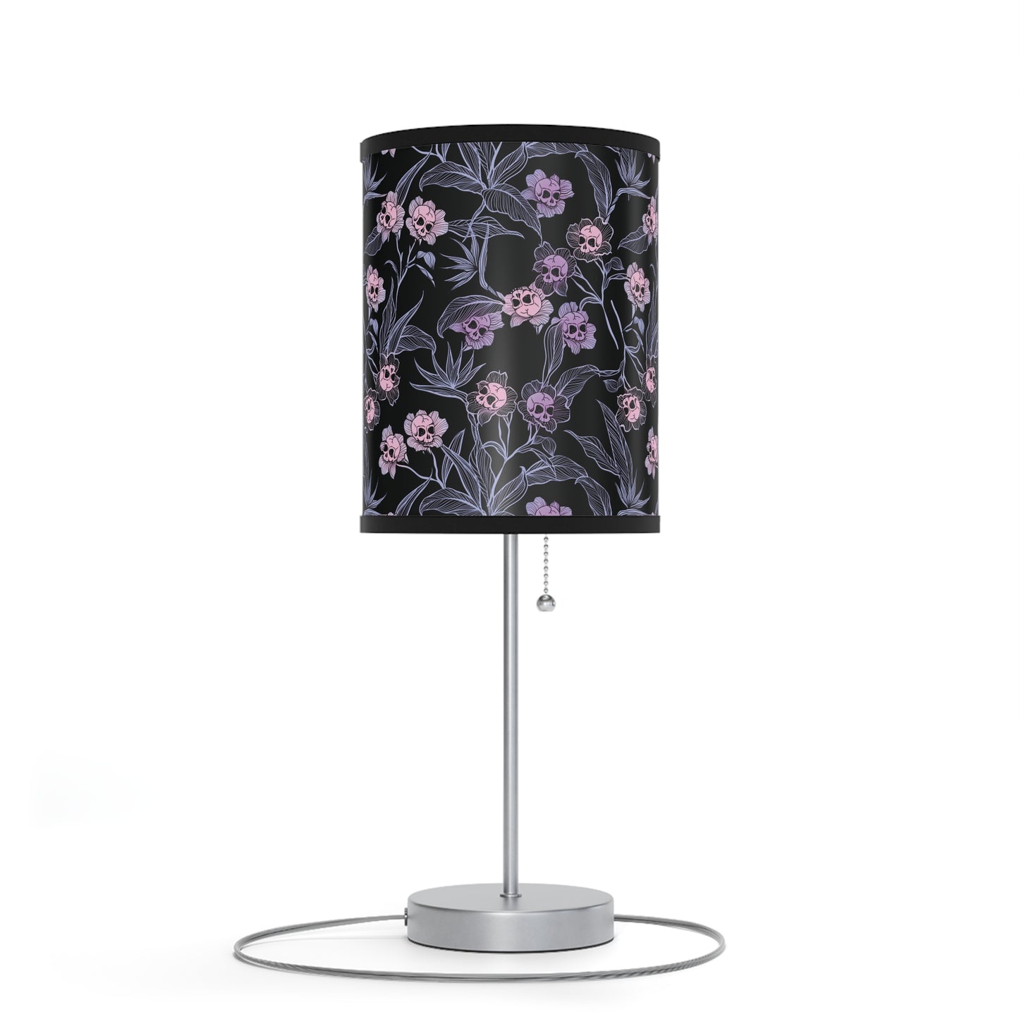 Pastel Goth Floral Stand Lamp, US|CA plug - Red Finch Creations