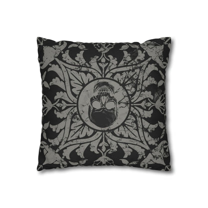 Gothic Skull Tile Reversible Square Pillowcase - Red Finch Creations