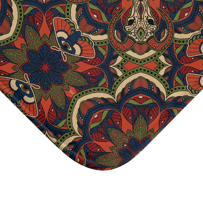 Occult Mandala Bath Mat - Red Finch Creations