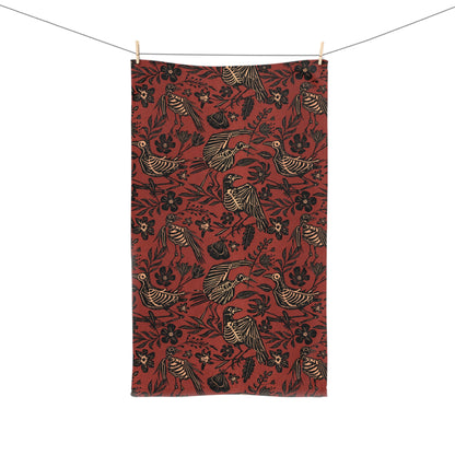 Fall Skeleton Hand Towel - 16x28"