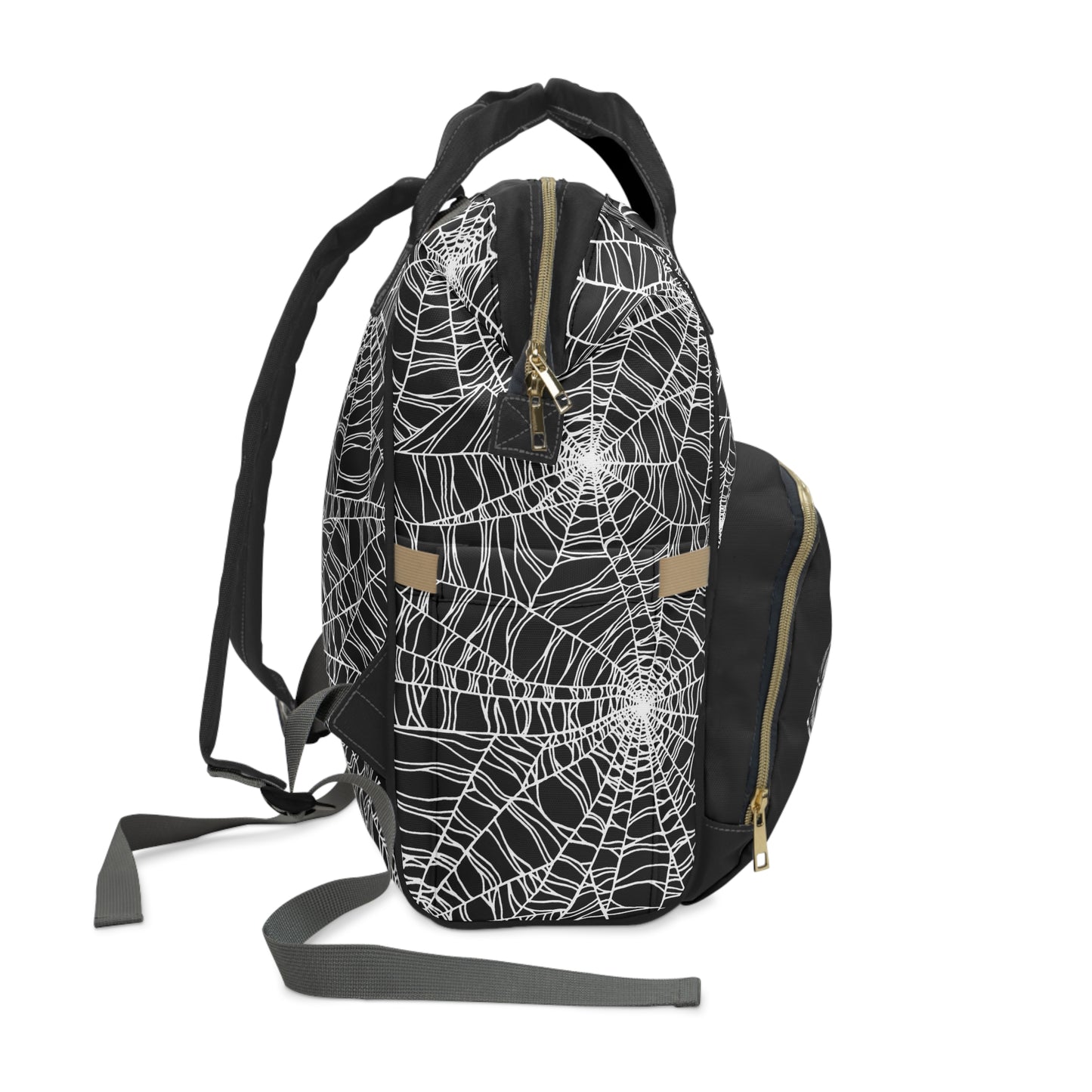 Halloween Baby Bat Multifunctional Diaper Backpack - Red Finch Creations