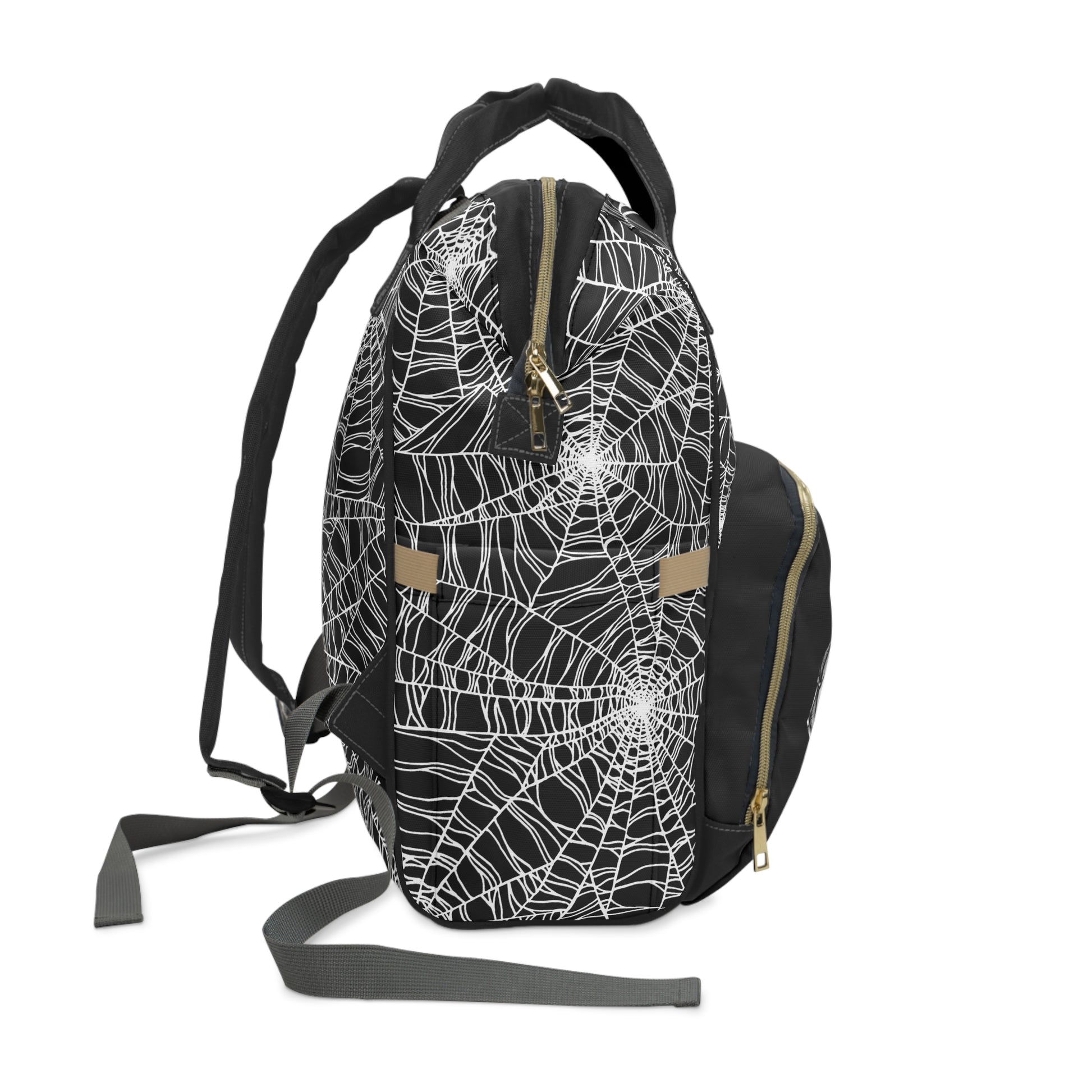 Halloween Baby Bat Multifunctional Diaper Backpack - Red Finch Creations