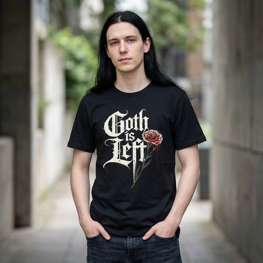 Goth is Left Unisex T-Shirt - Black