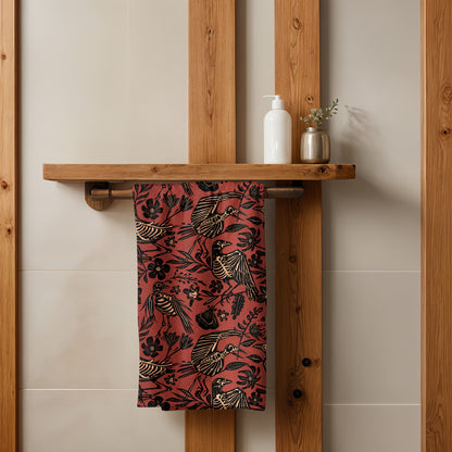 Fall Skeleton Hand Towel - 16x28"
