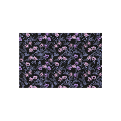 Pastel Goth Indoor/Outdoor Area Rug - Pink & Black - Red Finch Creations