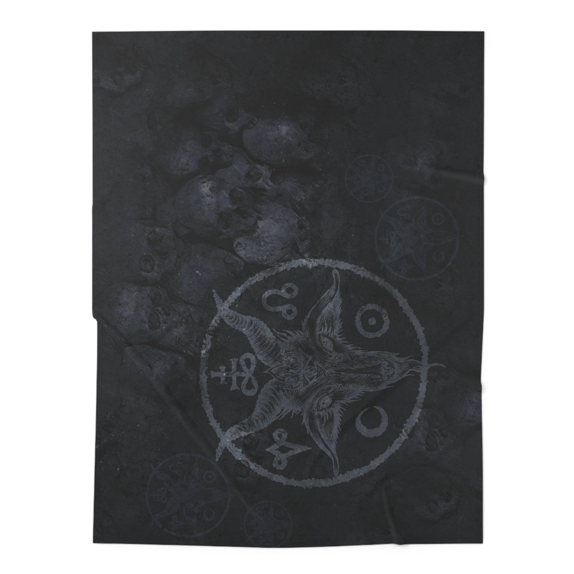 Occult Baphomet Baby Swaddle Blanket - Red Finch Creations