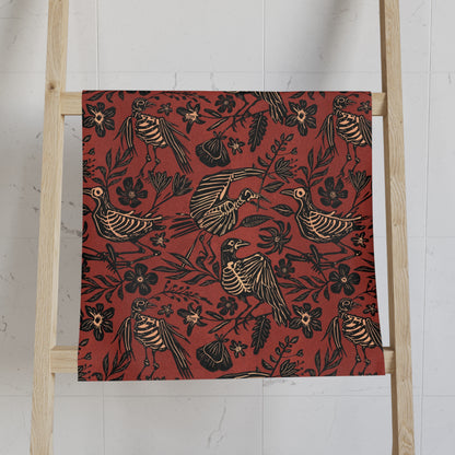 Fall Skeleton Hand Towel - 16x28"