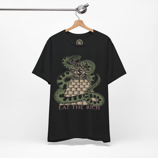 Eat the Rich Unisex T-Shirt - Black