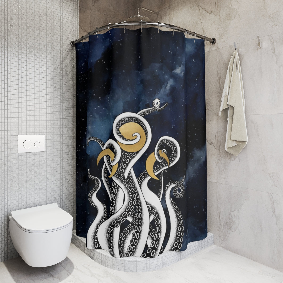 Celestial Sea Witch Shower Curtain - Red Finch Creations