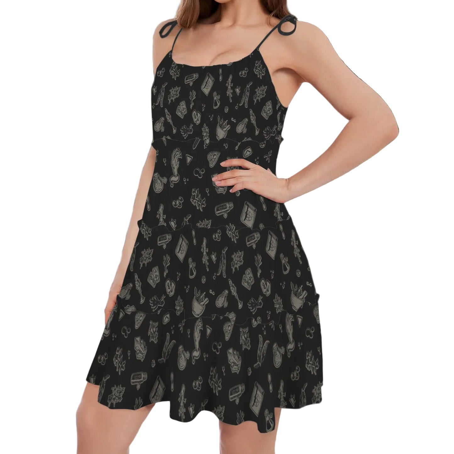 new witch tile dark dress