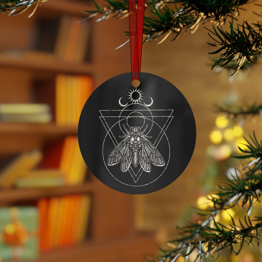 Occult Cicada Aluminum Ornament