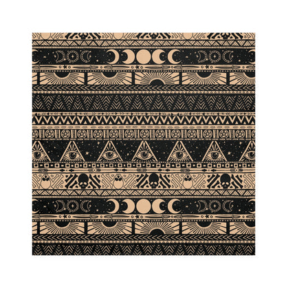 Witchy Boho Striped Cloth Napkins - Red Finch Creations