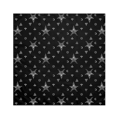 Satanic Elements Cloth Napkins - Black - Red Finch Creations