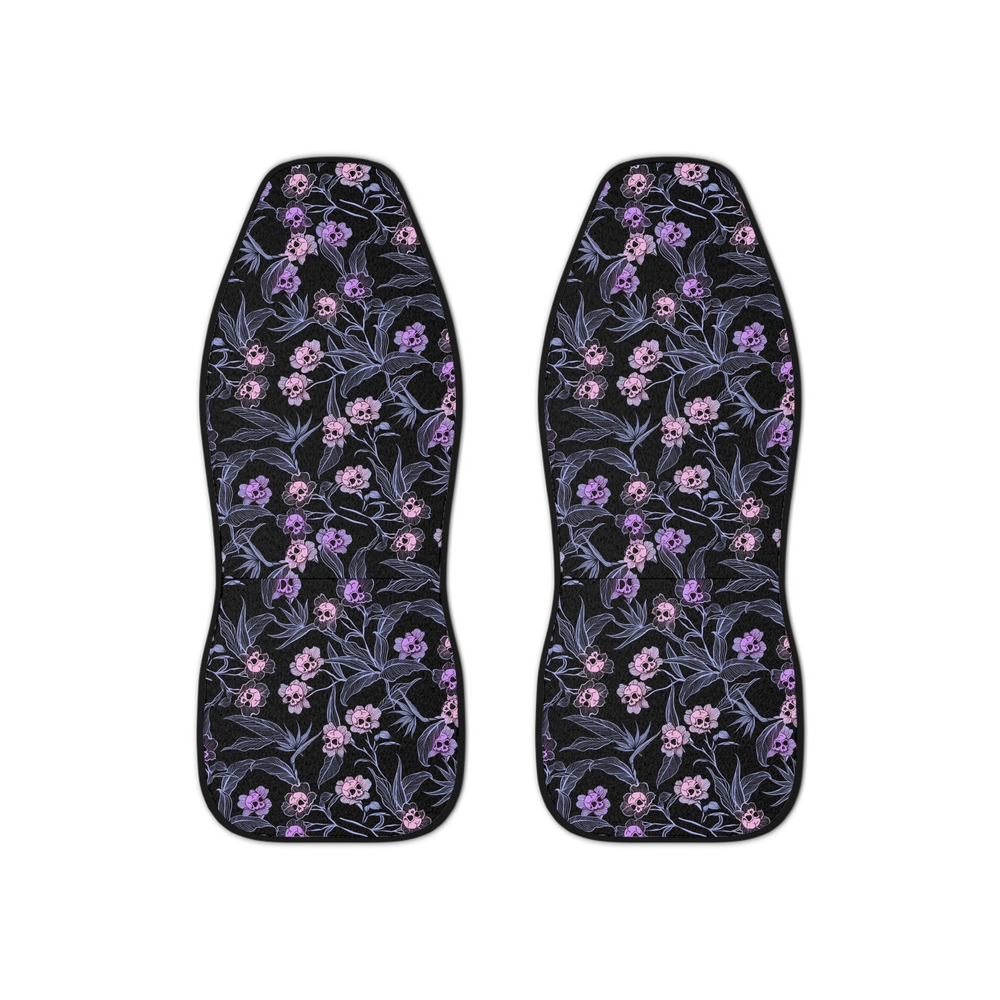 Pastel Goth Car Seat Covers - Pink + Black - Red Finch Creations