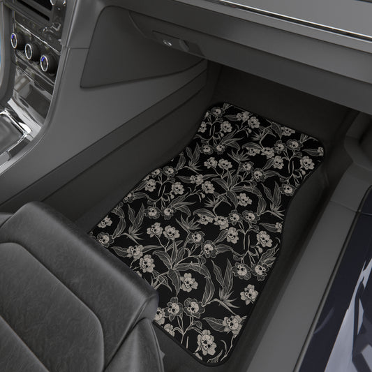 Gothic Floral Car Floor Mats - Red Finch Creations