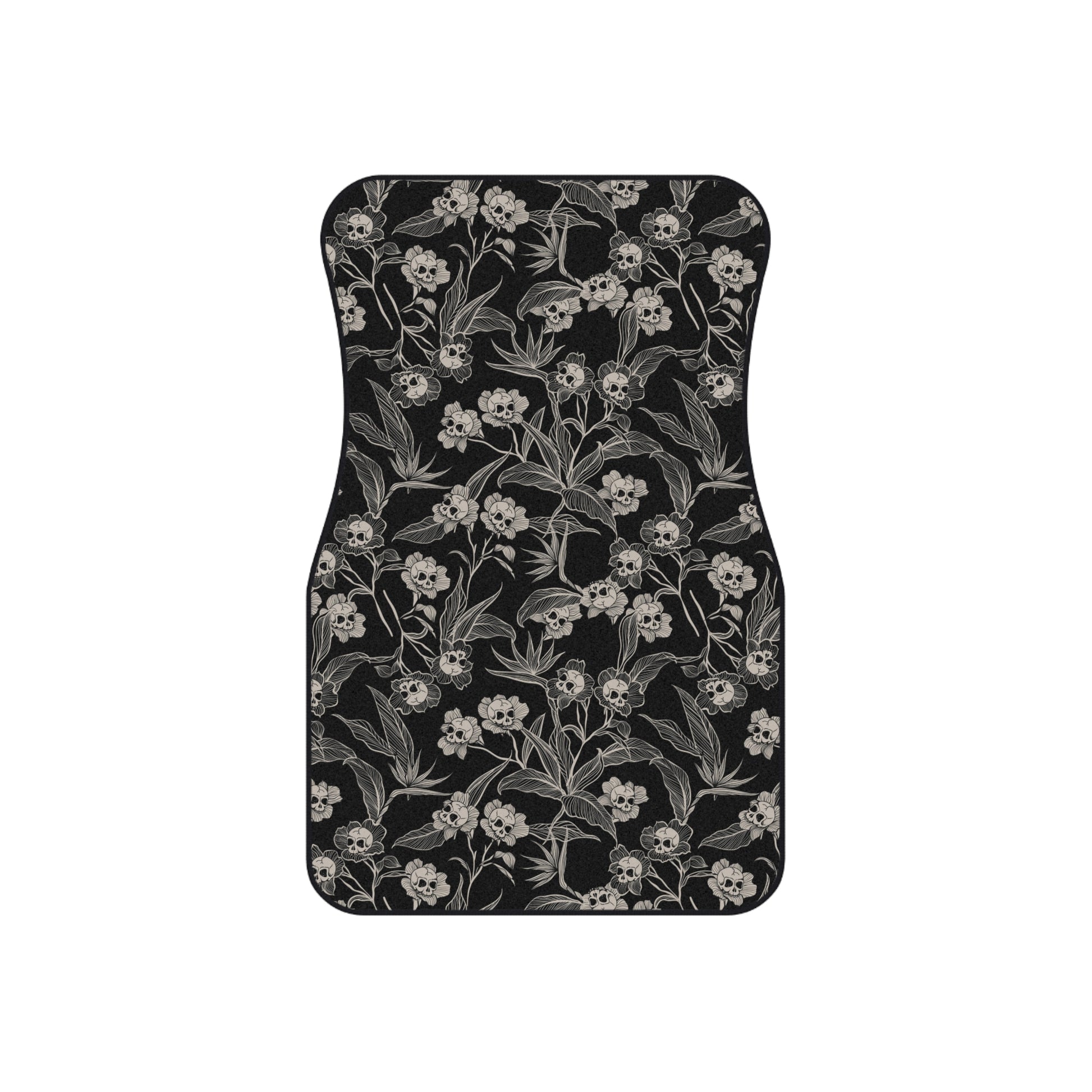 Gothic Floral Car Floor Mats - Red Finch Creations